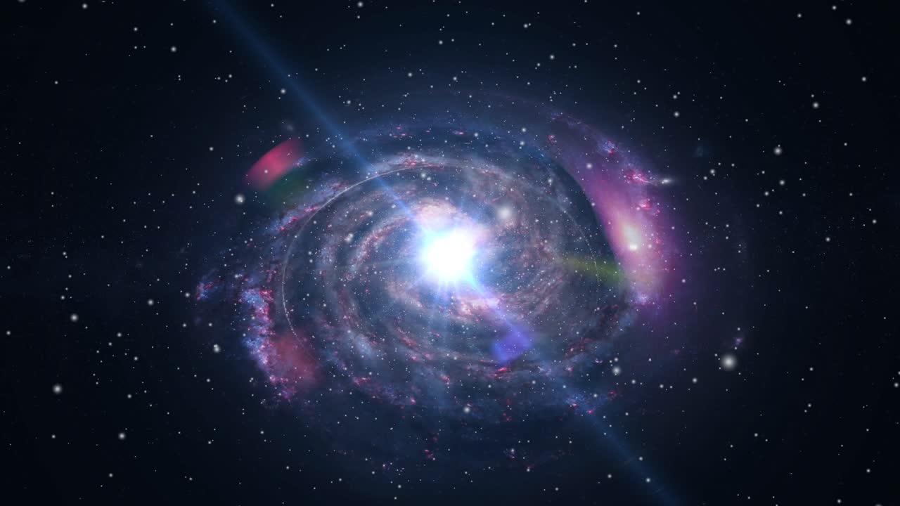 la galaxia de la vía láctea se mueve en el universo oscuro