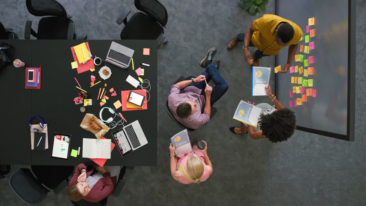Designers brainstorming and planning ideas