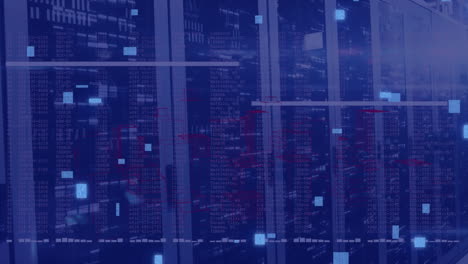 Animation-of-circuit-board-and-data-processing-over-computer-servers