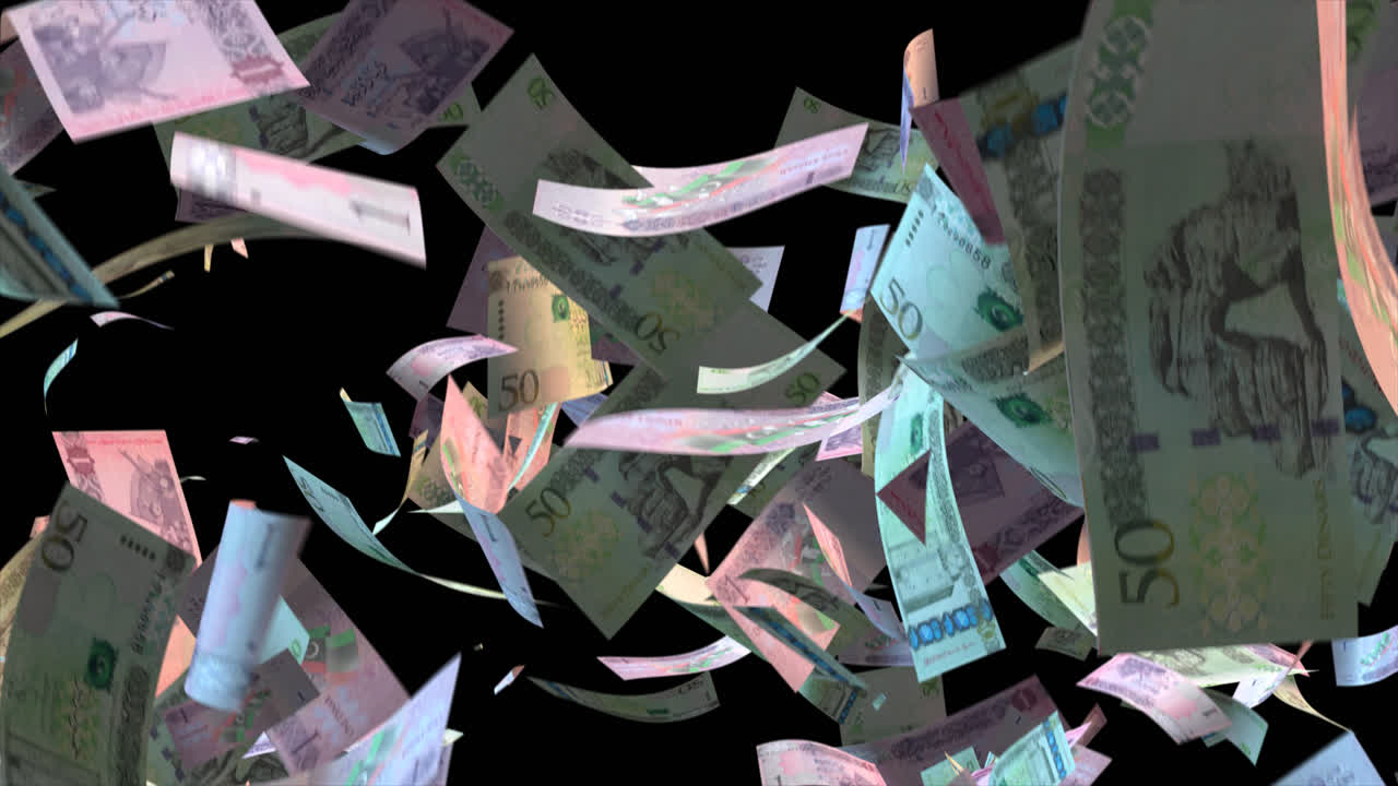 떨어지는 돈 애니메이션