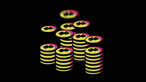 stacking money