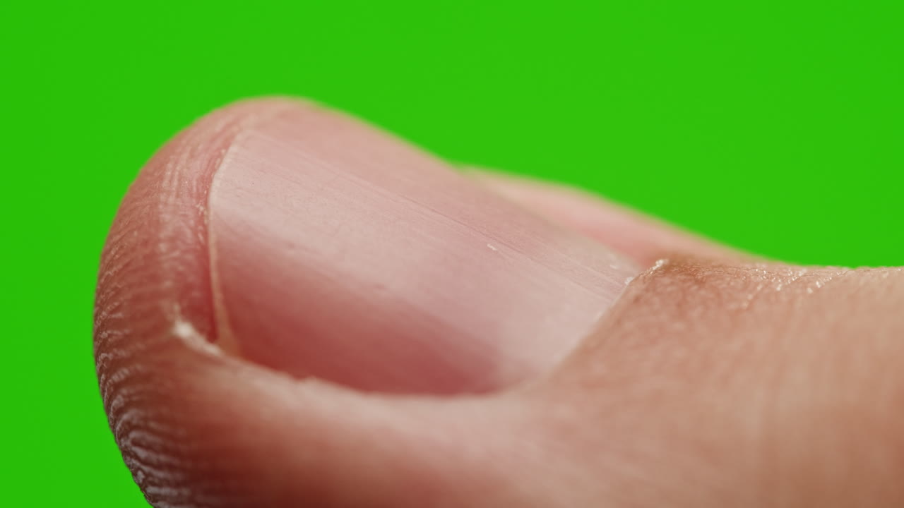 Close-up of a fingernail