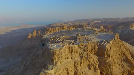 Pull-Back-from-the-Masada-fortress-with-Vertigo-Effect