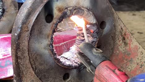 agujero de cubo de soldadura