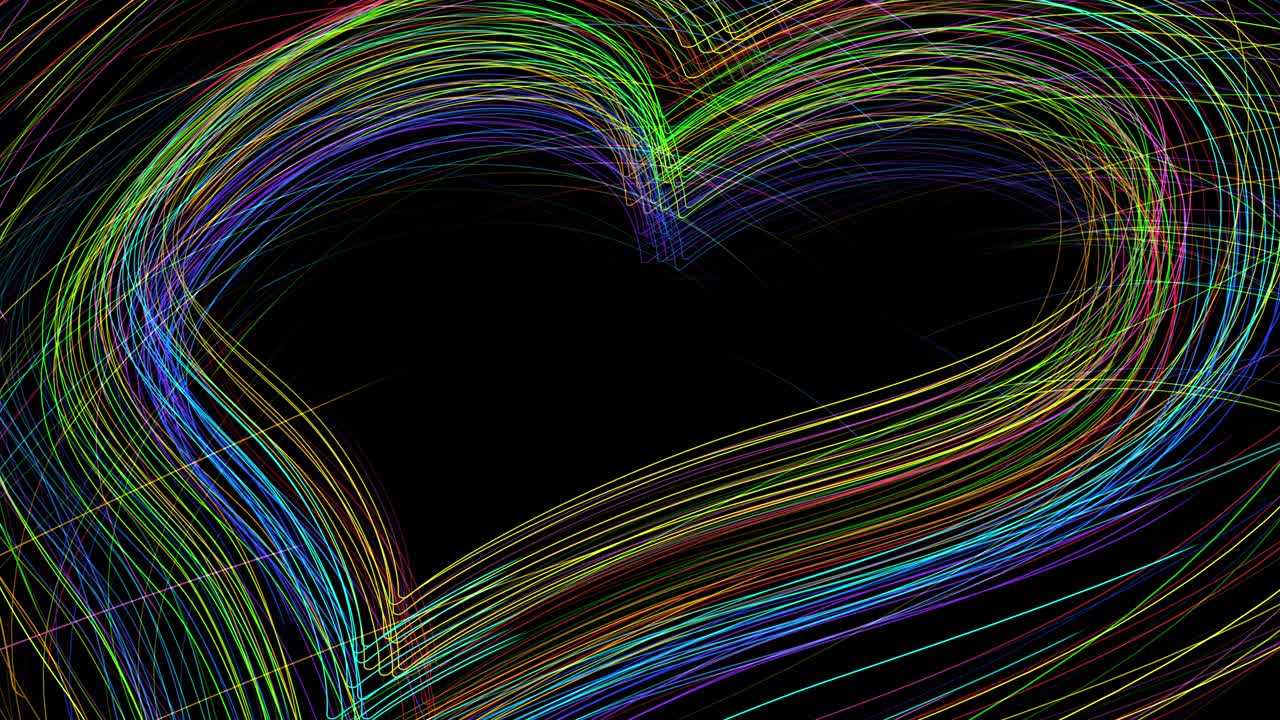 하트 라인 웨딩 휴가 cg 배경