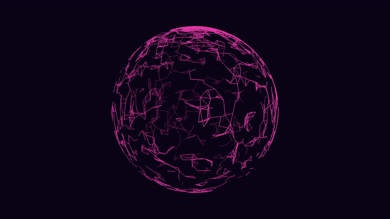 Cracked 3d sphere a visually intriguing design element with an ambiguous purpose