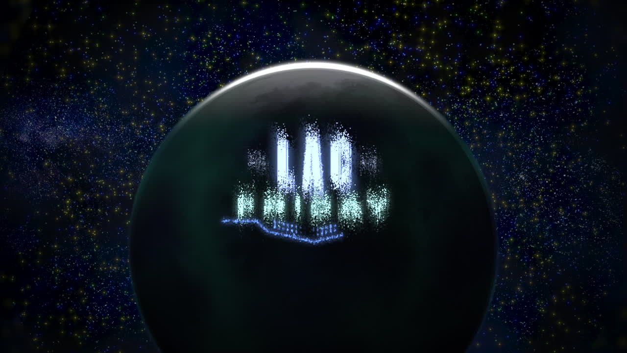 texto de viernes negro con planetas y estrellas en la galaxia