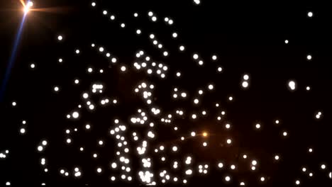 particles flow up stock footage