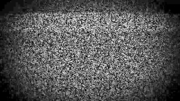 Sfondo con rumore statico di televisore analogico