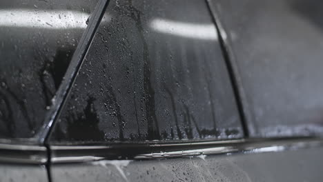 wet car window detailing