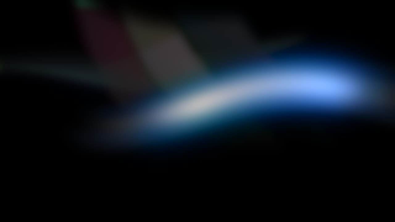 Neon colorful lights and abstract lines