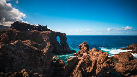 juan centella coast in tenerife, canary islands daylight timelapse