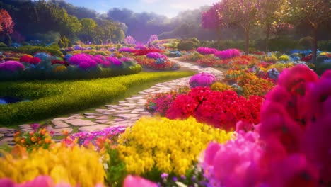 el colorido jardín de la fantasía