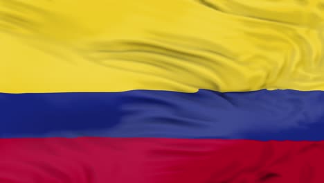 colombia flag is waving 3d animation. colombia flag waving in the wind. national flag of colombia. flag seamless loop animation.