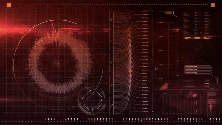 Red business interface