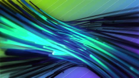 Animation of network of fibre optic strands over gradient background