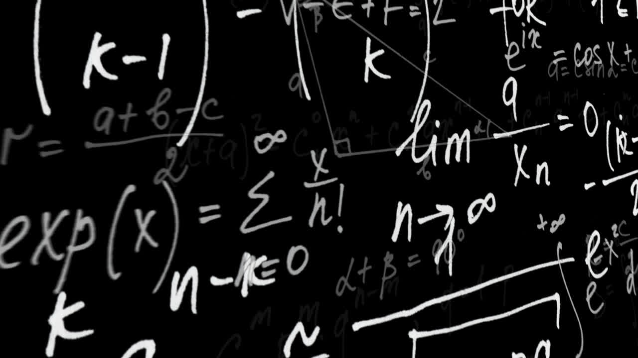 Animazione sulla matematica. Formule matematiche e grafici.