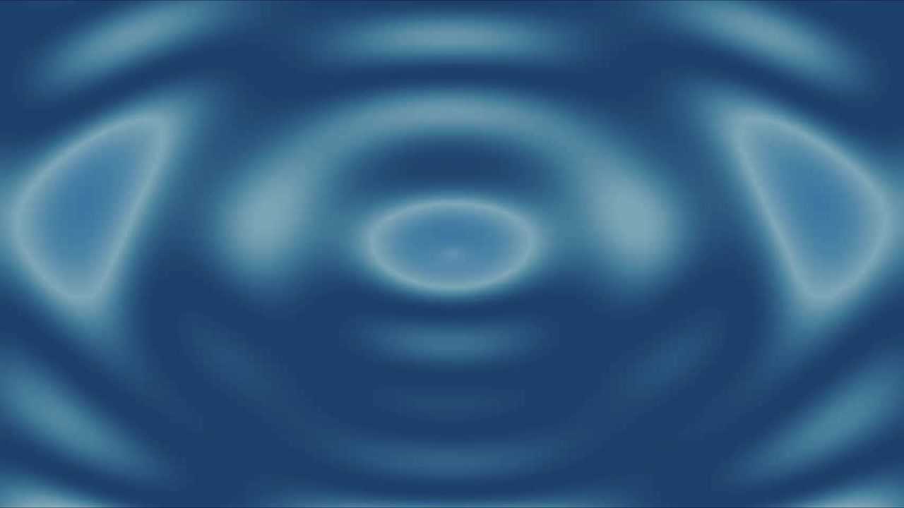 Increspature astratte di acqua blu che si espandono in cerchi concentrici