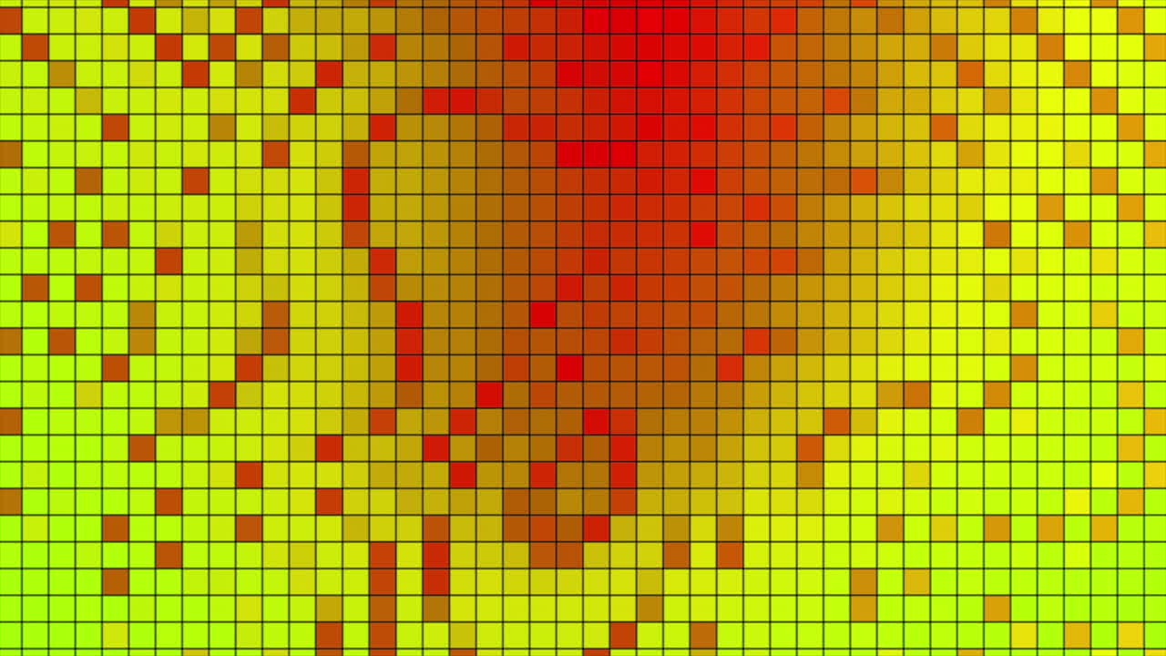 Abstract Pixel Art Grid
