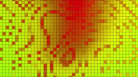 abstract pixel art grid