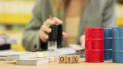 business transactions related to oil market and finance