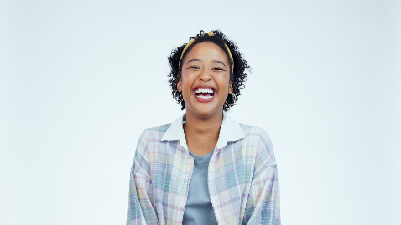 Funny, face and woman with tongue out