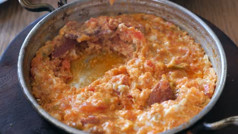 turkish menemen: a delicious and savory breakfast dish