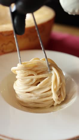 creamy cheese pasta dish