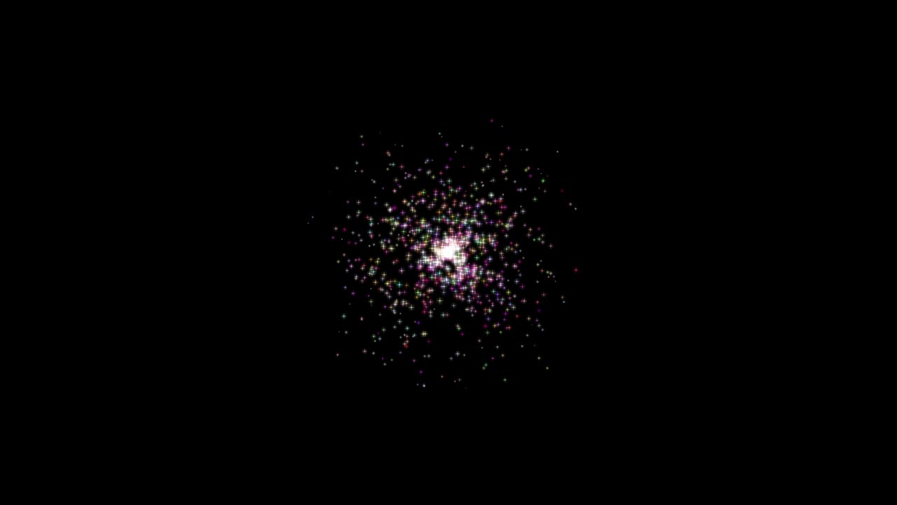 navidad, fuegos artificiales de año nuevo con luces brillantes y estrellas, enciende un modo de mezcla de explosión