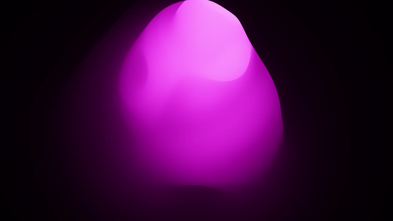 A mysterious purple light beam shines from the left in a dark background, its source unseen and enigmatic. The image evokes a sense of intrigue and ambiguity