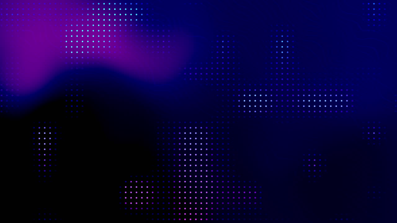 4K Seamless Loop VJ Background of Pixel Display with Morphing Color Gradient and Pattern