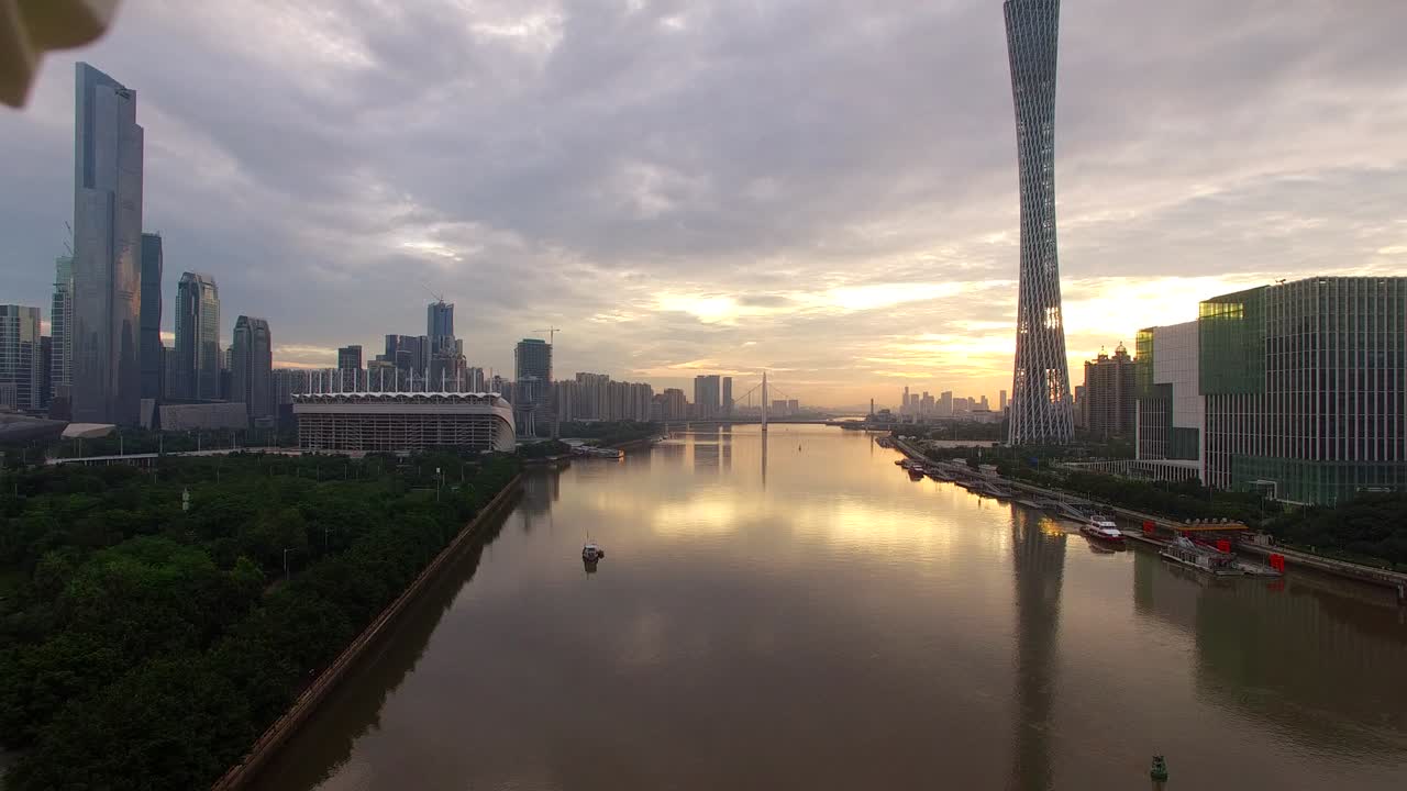 Stadtansicht von Guangzhou.