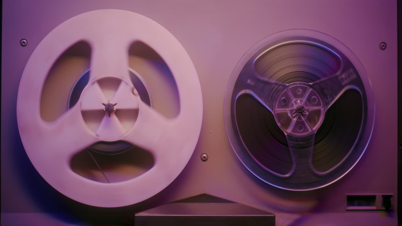 grabadora de cinta de rollo a rollo de época