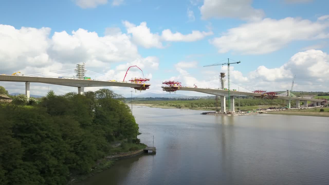 아일랜드 뉴 로스 n25 바이 패스 브리지 건설 로즈 피츠제럴드 케네디 브리지 12-2