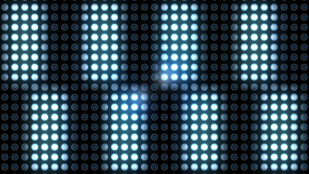 Flickering light at night club