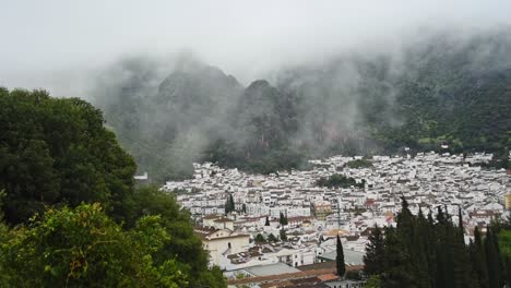 Panorama-Of-Ubrique,-Anadaluisa---Spain