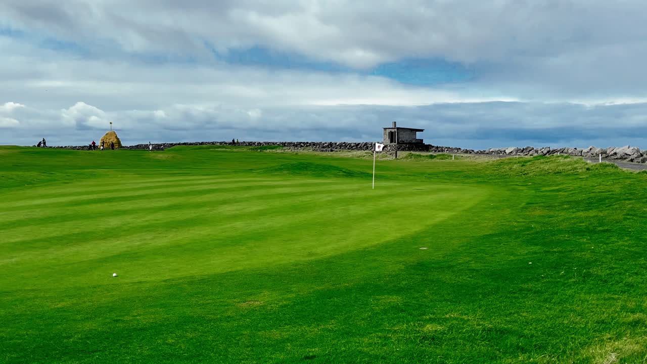Iceland - Golfing Amidst Nature's Beauty: Tee Off at Seltjarnarnes' Picturesque Golf Course