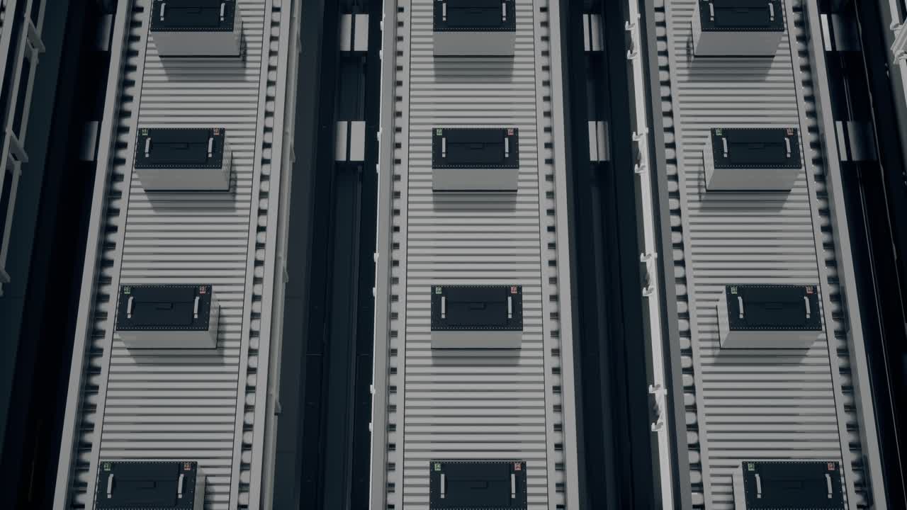Industrial Production Line Of Batteries Or Electronic Components