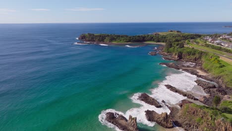 Drone-Kiama-Downs,-Nueva-Gales-Del-Sur,-Australia