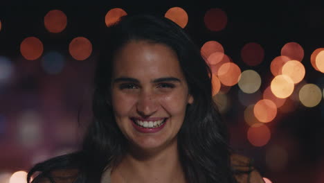 portrait-beautiful-caucasian-woman-on-rooftop-at-night-laughing-happy-enjoying-urban-nightlife-with-bokeh-city-lights-in-background