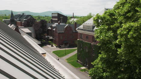 college campus view