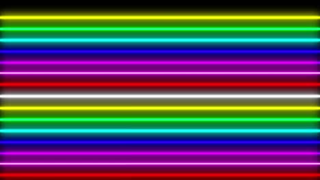 neon line illumination animation motion graphics