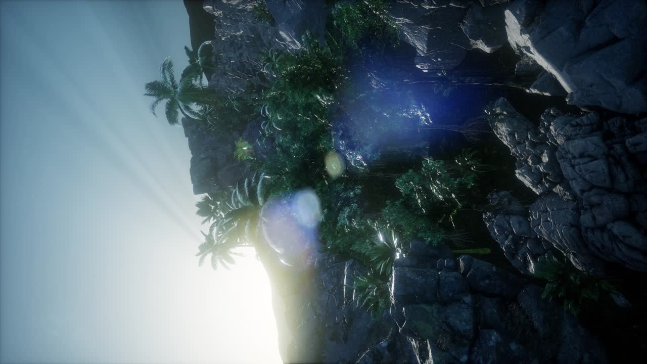 안개 속의  ⁇ 나무와 산들