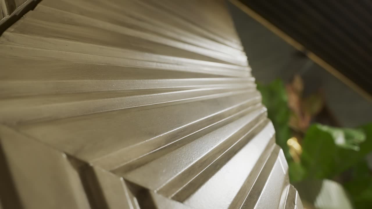 Closeup Of Decorative Wall Cladding. Wall Panel