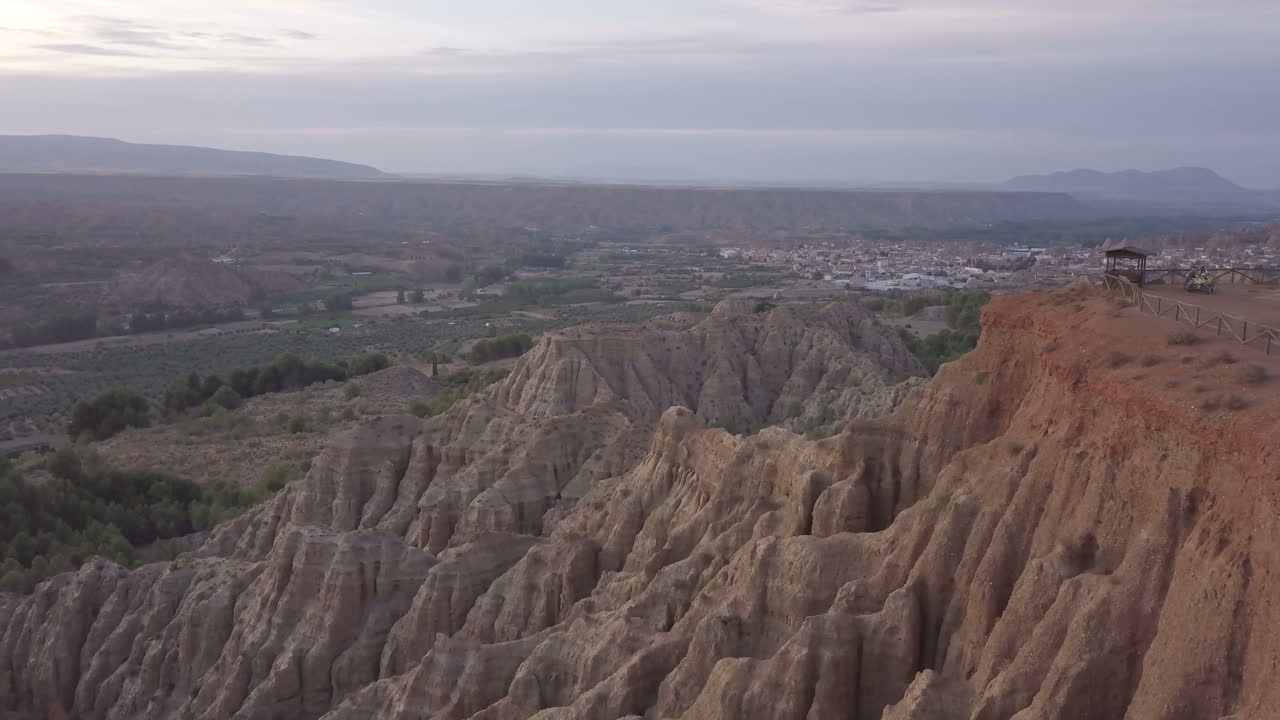 Panoramic View of a Canyon Landscape