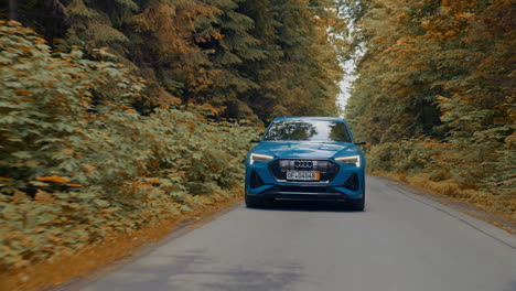 audi e-tron test drive day. audi e-tron fully electric compact luxury crossover