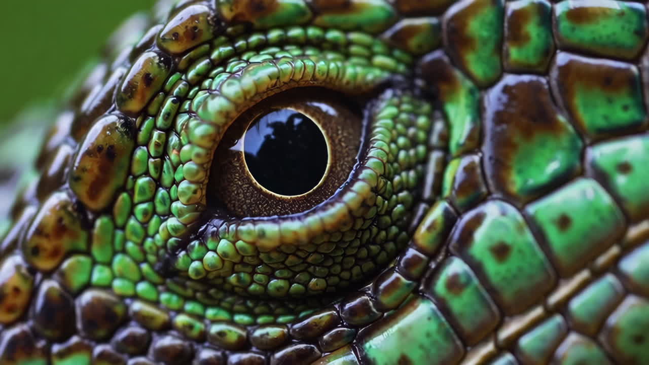Close-up of a Lizard Eye