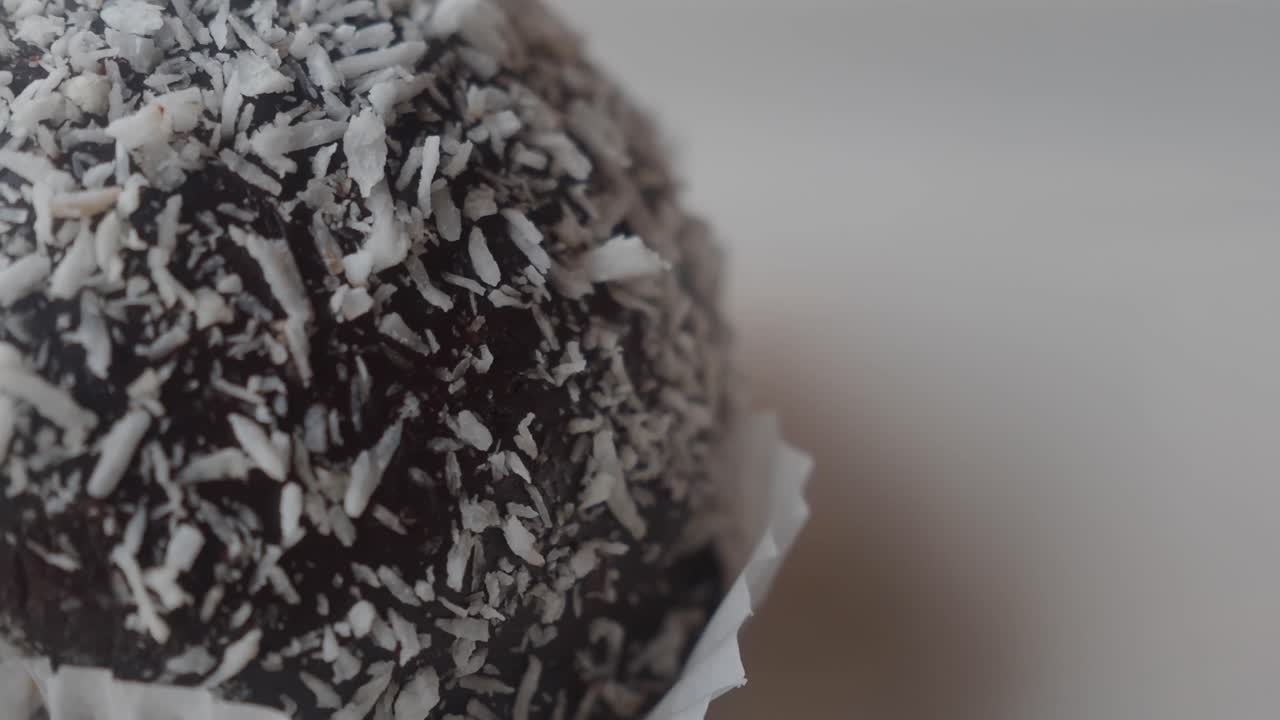 Chocolate Coconut Ball Dessert