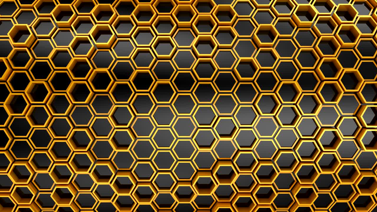 el fondo de los hexágonos