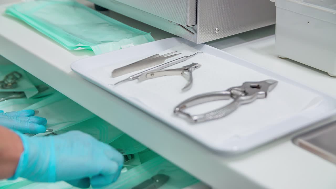 poner ciertas herramientas en bandeja blanca